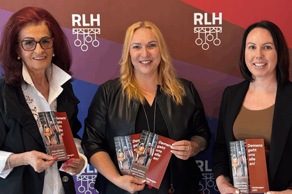 v.l.n.r. Hannelore Schmidt (Pensionistenverband Salzburg), LAbg. Barbara Thöny (Gesundheits- und Sozialsprecherin) und Lisa Eckschlager (Volkshilfe Salzburg)
